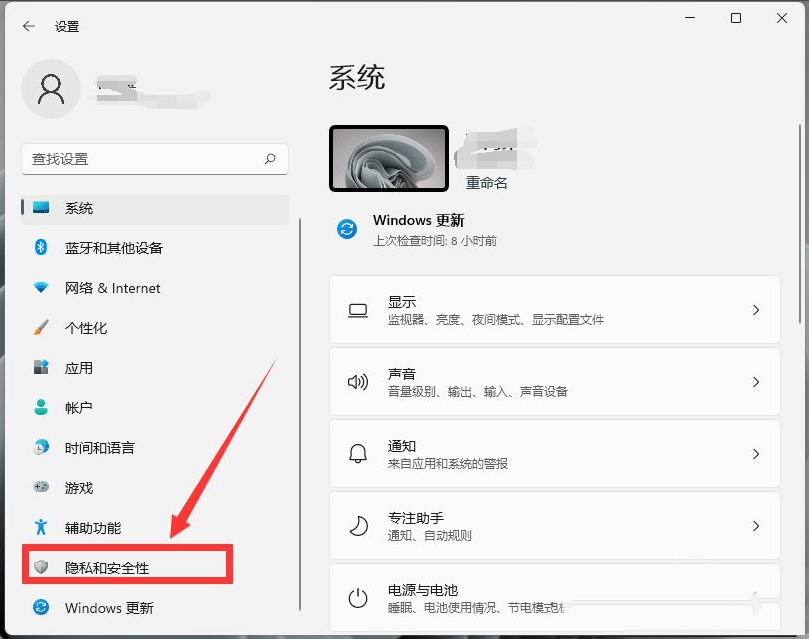 隐私和安全性
