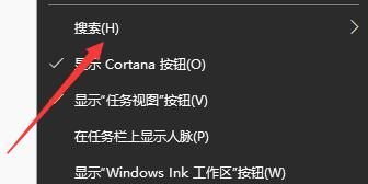 win10搜索选项